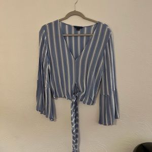 Striped American eagle top. Size m